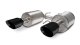 2.5 Inch Axle-Back Touring Dual Exhaust 4.0 Inch Black Tips 05-07 4.6L Stainless Steel Corsa Perf...