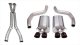 3.0 Inch Cat-Back Sport Dual Exhaust Twin 4.0 Inch Black Tips 06-11 Corvette Z06 7.0L / ZR1 6.2L ...