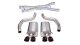 3.0 Inch Cat-Back Sport Dual Exhaust Twin 4.0 Inch Black Tips 12-13 Corvette Z06 7.0L / ZR1 6.2L ...