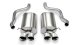 2.5 Inch Axle-Back Sport Dual Exhaust Polished 3.5 Inch Tips 05-08 Corvette 6.0L/6.2L Stainless S...