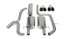 2.5 Inch Cat-Back Dual Rear Exit with Twin 3.5 Inch Black PVD Pro-Series Tips Corsa Performance