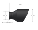 MBRP Univ Exhaust Tips BLK