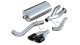3.0 Inch Cat-Back Sport Single Side Exhaust 4.0 Inch Black Tips 02-06 Cadillac Escalade/GMC Yukon...