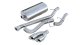 3.0 Inch Cat-Back Sport Single Side Exhaust 4.0 Inch Polished Tips 02-06 Chevy Suburban Z71/GMC Y...