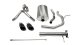 3.0 Inch Cat-Back Sport Dual Rear Exhaust 4.0 Inch Black Tips 2003-06 Chevy SSR 143.5 Inch Wheelb...