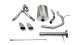 3.0 Inch Cat-Back Sport Dual Rear Exhaust 4.0 Inch Polished Tips 2003-06 Chevy SSR 143.5 Inch Whe...