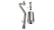 Trailblazer SS 3.0 Inch Cat-Back Single Rear Exit with Single 4.0 Inch Polished Pro-Series Tip Sp...