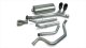 3.0 Inch Cat-Back Dual Rear Exit with Single 4.0 Inch Black PVD Pro-Series Tips Corsa Performance