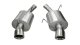 2.5 Inch Axle-Back Sport Dual Exhaust Polished 4.0 Inch Tips 05-10 Mustang GT 4.6L/Shelby GT500 5...