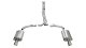2.5 Inch Cat-Back Sport Dual Exhaust 4.0 Inch Polished Tips 10-17 Ford Taurus SHO/10-13 Lincoln M...