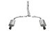 2.5 Inch Cat-Back Sport Dual Exhaust 4.0 Inch Black Tips 10-17 Ford Taurus SHO/10-13 Lincoln MKS ...