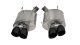 3.0 Inch Axle-Back Sport Dual Exhaust Black 4.0 Inch Tips 13-14 Mustang Shelby GT500 5.8L Stainle...
