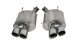 3.0 Inch Axle-Back Sport Dual Exhaust Polished 4.0 Inch Tips 13-14 Mustang Shelby GT500 5.8L Stai...