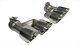 Two Twin 4.0 Inch Polished Tips Clamps Included Dual Rear Exit For Corsa Mustang GT Exhaust Only ...