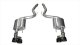 3.0 Inch Axle-Back Sport Dual Exhaust Black 4.0 Inch Tips 15-Present Mustang GT Fastback 5.0L (Fi...