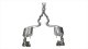 3.0 Inch Cat-Back Xtreme Dual Exhaust 4.0 Inch Polished Tips 15-Present Ford Mustang GT Fastback ...