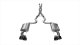 3.0 Inch Cat-Back Sport Dual Exhaust 4.0 Inch Black Tips 15-Present Ford Mustang GT Fastback (No ...