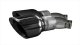 Two Single 4.5 Inch Black Tips Clamps Included Single Rear Exits For Corsa Mustang GT Exhaust Onl...