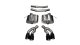 2.75 Inch Axle-Back Sport Dual Exhaust 4.0 Inch Black Tips 16-Present Cadillac CTS-V Sedan 6.2L V...
