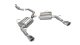 2.5 Inch Cat-Back Sport Dual Rear Exhaust 4.0 Inch Polished Tips 11-14 Dodge Avenger/Chrysler 200...