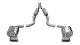 2.5 Inch Cat-Back Xtreme Dual Rear Exhaust GTX Polished Tips 09-10 Dodge Challenger R/T Automatic...