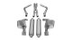2.75 Inch Cat-Back Extreme Dual Exhaust 4.5 Inch Polished Tips 12-14 Chrysler 300/Dodge Charger S...