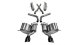 2.75 Inch Cat-Back Sport Single Exhaust 4.5 Inch Black Tips 12-Present Jeep Grand Cherokee SRT-8/...