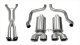 2.5 Inch Cat-Back Xtreme Dual Exhaust Polished 3.5 Inch Tips 05-08 Corvette C6 Manual/A4 Auto Tra...