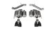 3.0 Inch Axle-Back Sport Dual Exhaust 4.0 Inch Black Tips 16-Present Cadillac ATS-V 3.6L Turbo V6...