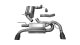 3.0 Inch Cat-Back Touring Dual Rear Exhaust 4.0 Inch Black Tips 10-14 Volkswagen GTI Mk6, 2.0T St...