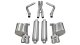 2.5 Inch Cat-Back Xtreme Dual Rear Exhaust 3.0 Inch Polished Tips 11-14 Dodge Charger R/T 5.7L V8...