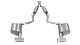 2.5 Inch Cat-Back Xtreme Dual Rear Exhaust GTX2 Polished Tips 11-14 Dodge Challenger R/T 5.7L V8 ...