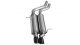 2.25 Inch Axle-Back Sport Dual Exhaust 3.0 Inch Black Tips 01-06 BMW 325i/325ci E46/E36 Convertib...