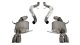 2.5 Inch Cat-Back Sport Dual Rear Exhaust 3.0 Inch Polished Tips 08-12 BMW M3 E92 Coupe/Convertib...