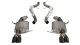 2.5 Inch Cat-Back Sport Dual Rear Exhaust 3.0 Inch Black Tips 08-12 BMW M3 E92 Coupe/Convertible ...