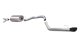 3.0 Inch Cat-Back Touring Single Rear Exit Exhaust 4.0 Inch Black Tip 08-17 Toyota Sequoia 5.7L V...