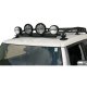 Light Bar Mounting Kit 07-14 FJ Cruiser Black Tuffy Security Products