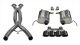 2.75 Inch Valve-Back Xtreme Plus Exhaust w/X-Pipe Dual Rear Exit Quad 4.5 Inch Black Tips 14-Pres...