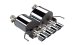 Corvette 2.75 Inch Valve-Back w Dual Mode NPP Dual Rear Exit with Quad 4.5 inch Black Pro-Series ...