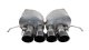 Corvette 2.75 Inch Valve-Back w Dual Mode NPP Dual Rear Exit with Quad 4.5 inch Black Pro-Series ...