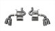 2.75 Inch Axle-Back Xtreme Dual Exhaust 4.0 Inch Polished Tips 16-19 Chevy Camaro SS/17-18 Camaro...