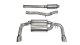 3.0 Inch Cat-Back Sport Dual Rear Exhaust 4.5 Inch Polished Tips 08-15 Mitsubishi Evolution X Sed...