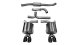 3.0 Inch Cat-Back Sport Dual Rear Exhaust 3.5 Inch Black Tips 11-14 Subaru Impreza STI/WRX Sedan ...