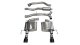 3.0 Inch Cat-Back Sport Dual Rear Exit Exhaust 4.0 Inch Black Tips 13-19 Cadillac ATS Sedan/Coupe...