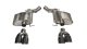 3.0 Inch Axle-Back Sport Dual Exhaust 4.0 Inch Polished Tips 12-18 BMW M6 F06/F12/F13 4.4L V8 Sta...