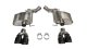 3.0 Inch Axle-Back Sport Dual Exhaust 4.0 Inch Black Tips 12-18 BMW M6 F Coupe/Convertible 4.4L V...