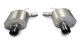 2.5 Inch Axle-Back Touring Dual Exhaust 4.0 Inch Black Tips 09-14 Cadillac CTS-V Sedan 6.2L V8 St...