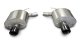 2.5 Inch Axle-Back Sport Dual Exhaust 4.0 Inch Black Tips 09-14 Cadillac CTS-V Sedan 6.2L V8 Stai...
