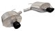2.5 Inch Axle-Back Sport Dual Exhaust 3.5 Inch Black Tips 11-14 Cadillac CTS-V Wagon 6.2L V8 Stai...