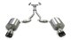 2.5 Inch Cat-Back Plus X-Pipe Sport Exhaust Dual Rear Exit 3.0 Inch Black Tips 08-09 Pontiac G8 G...